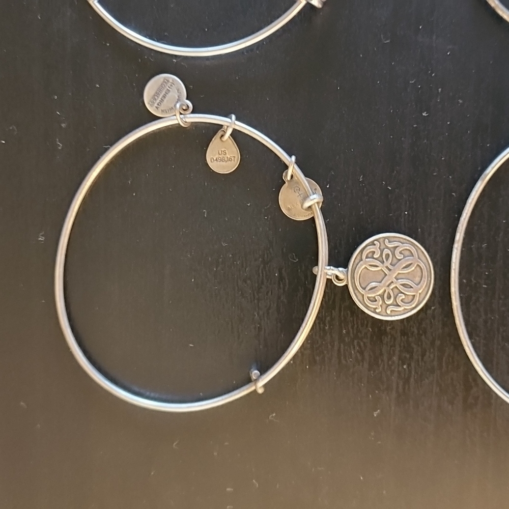 Lot of 4 Alex and Ani Bracelets - Picture 2 of 5